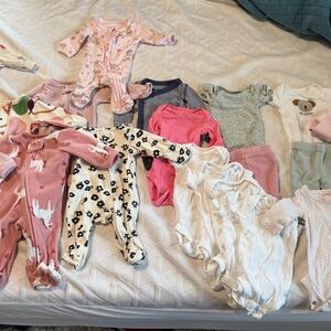 Girls preemie clothes bundle